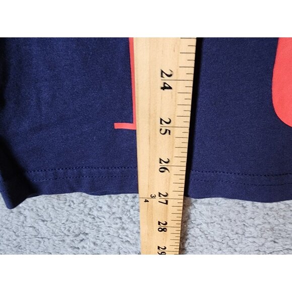 POLO Ralph Lauren Navy Blue Spellout Graphic T Shirt Youth Size XL (18-20) - Picture 7 of 10